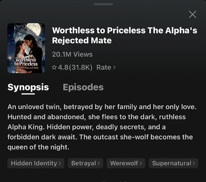 Worthless to Priceless DramaBox synopsis and rating screenshot